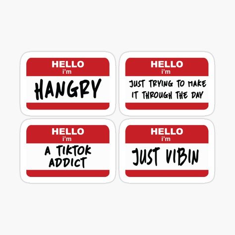 Hello Im Sticker, Aesthetic Name Tag, Pubmat Design, Name Tag Aesthetic, Bullet Journal Boxes, Aesthetic Name, Aesthetic Names For Instagram, Notebook Labels, Kid Aesthetic