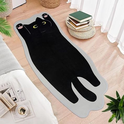 Amazon.com: NIGOWAYS Cat Mat - Cute Doormat,Non-Slip Long Cat Rug for Sofa,Stretched Cat Floor Rugs for Bedroom, Entrance,Living Room, Kitchen (20''x47'', Stretching Cats) : Patio, Lawn & Garden Cat Rug, Long Cat, Bed Mats, Area Rug Sets, Cat Bed Furniture, Cat Mat, Cat Pet Supplies, Cat Pattern, Cat Bed