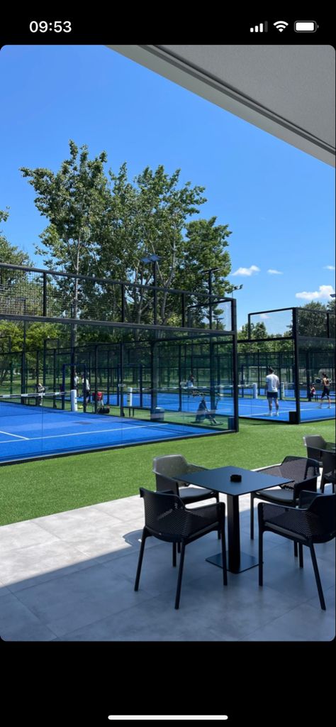 tennis, padel, tennis outfit, tennis court, old money, aesthetic, sport, luxury lifestyle, rich, wealth, bilionaire, milionaire, dream life, moodboard, visionboard, healthy lifestyle, outdoor, summer 2023, active lifestyle, nature, cafe, exterior design, wallpaper, picture aesthetic Paddle Tennis Court, Paddle Tennis Aesthetic, Tennis Club Aesthetic, Cafe Exterior Design, Nature Cafe, Tennis Court Backyard, Tennis Court Design, Country Club Aesthetic, Club Vibes