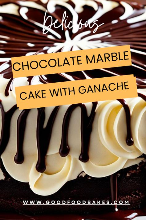 This chocolate marble cake with ganache is a chocolate lover’s dream come true. With its perfectly swirled marbling technique and smooth chocolate ganache, this cake is sure to impress your guests and satisfy your sweet tooth. Marble Cake Recipe, Chocolate Marble Cake, Marble Cake Recipes, Ganache Recipe, Tasty Chocolate Cake, Moist Chocolate Cake, Marble Cake, Chocolate Pecan, Indulgent Desserts