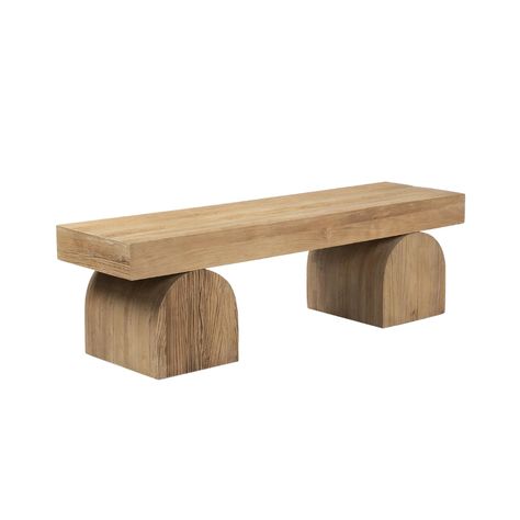 Reaves Bench – LD Shoppe Accent Bench, Solid Wood Benches, Planter Table, Modern Bench, Wood Bench, Kitchen Fixtures, Burke Decor, Decoration Christmas, Organic Modern