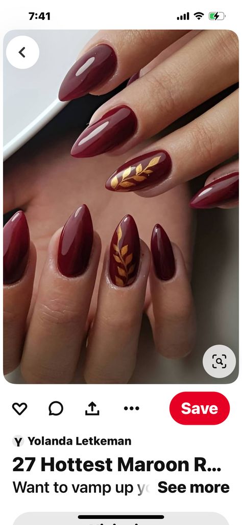 Thanksgiving Nails Burgundy, Burgundy Fall Nails, Burgundy Nails, Thanksgiving Nails, Nails