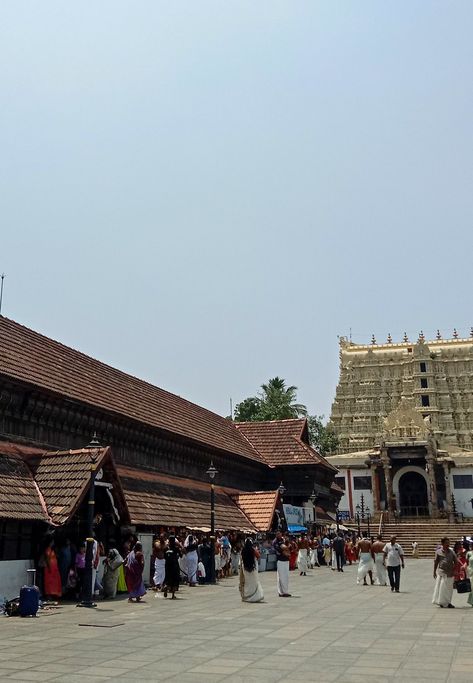 Sree Padmanabhaswamy Temple is one of 108 Divya Desams (holy abodes of Vishnu) - principal centres of worship of the deity in Vaishnavism. The temple gave its name to Kerala's capital Thiruvananthapuram. 'Thiru' 'Anantha' 'Puram' means 'sacred abode of Lord Anantha Padmanabha. #trivandrum #eastfort Thiruvananthapuram Aesthetic, Trivandrum Aesthetic, Sree Padmanabhaswamy Temple, Sri Narayana, Padmanabhaswamy Temple, Handwriting Examples, Temple Photography, Emoji For Instagram, Thiruvananthapuram