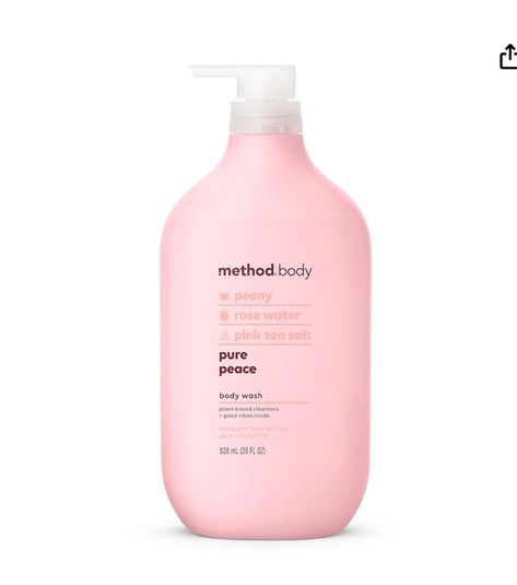 Method Body Wash, Pure Peace, Paraben and Phthalate Free, Biodegradable Formula, 28 oz (Pack of 1) Method Body Wash, Body Wash, Biodegradable Products, Pure Products