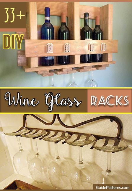 33+ DIY Wine Glass Racks | Guide Patterns Rv Wine Rack, Wine Glass Rack Ideas, Wine Glass Display Ideas, Diy Bottle Rack, Diy Wine Glass Holder, Wall Wine Glass Rack, Wine Glass Holder Wall, Wine Glass Holder Diy, Diy Wine Glass Rack