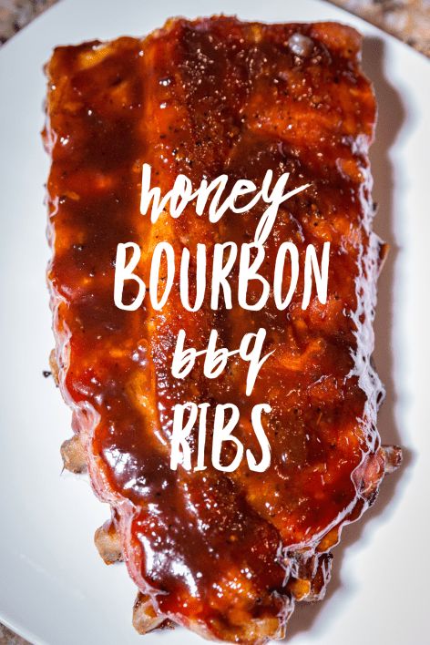 Grilling Season is right around the corner - Honey Bourbon BBQ Ribs - Four Kids and a Chicken Bourbon Ribs, Bourbon Bbq Sauce Recipe, Cooking With Bourbon, Best Bbq Ribs, Bbq Ribs Recipe, Bbq Recipes Ribs, Honey Bourbon, Honey Barbecue, Homemade Barbecue Sauce