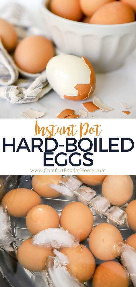 Cooking hard-boiled eggs in an Instant Pot is a great way to make perfect, easy-to-peel eggs every time. Not only does it require minimal effort and no babysitting of boiling water, but the cooking time is significantly reduced from traditional stovetop methods. In less than 30 minutes, you can have 12 perfectly cooked hard-boiled eggs that are ready for salads or snacks! Instant Pot Eggs Hard Boiled, Easy Camping Snacks, Eggs In The Instant Pot, Hard Boil Eggs, Easy Hard Boiled Eggs, Instant Pot Hard Boiled Eggs, Boil Eggs, Paleo Appetizers, Perfect Hard Boiled Eggs