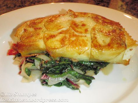 I love it when I watch a chef prepare something that's out of my comfort zone.  Such was the case when Anne Burrell prepared Potato-Crusted Halibut.  With halibut now in season, I'm continuously lo... Healthy White Fish, Chef Anne Burrell, Crusted Halibut, Halibut Fishing, Halibut Recipes, Juneau Alaska, Out Of My Comfort Zone, How To Cook Fish, What's For Dinner