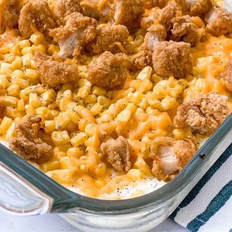 Casserole Recipes Chicken Bowl Casserole, Copycat Kfc Chicken, Copycat Kfc, Pound Dropper, Breaded Chicken Tenders, Chicken Bowl Recipe, Kfc Chicken, Chicken Bowl, Everyday Meals