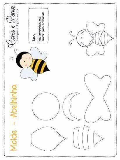 Honey Bee Decor, Living Room Living Room, Home Decor Ideas Living Room, Felt Book, Felt Pattern, Bee Crafts, Felt Patterns, Bee Decor, Bee Art