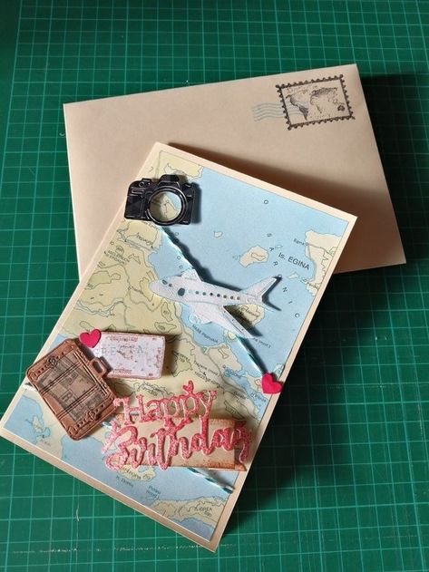 Top 18 Unique Travel Gifts for Your Wanderlust Friends Vacation Cards Ideas, Travel Birthday Cards, Unique Gift Ideas For Best Friend, Road Trip Gift Basket, Vacation Gift Basket, Goodie Bags For Adults, Travel Gifts Ideas, Travel Gift Basket, Scrapbooking Original