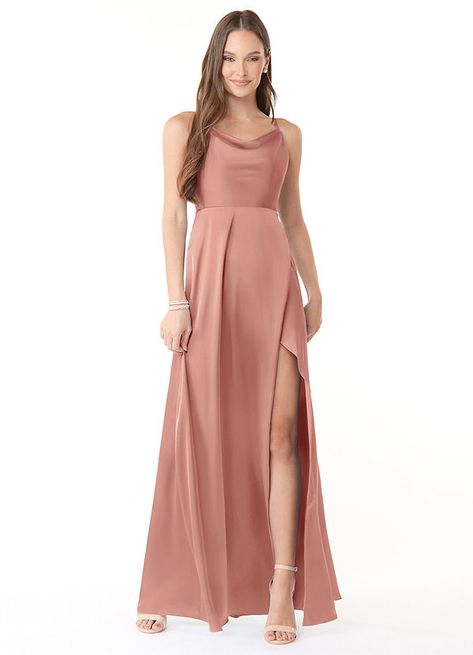 Pink Bridesmaid Dresses Satin, Personal Attendant Dresses, Rose Pink Bridesmaid Dresses, Maiden Dress, Bridesmaid Dresses Satin, Stretch Satin Dress, Rose Bridesmaid Dresses, High Neck Maxi Dress, Dresses Satin