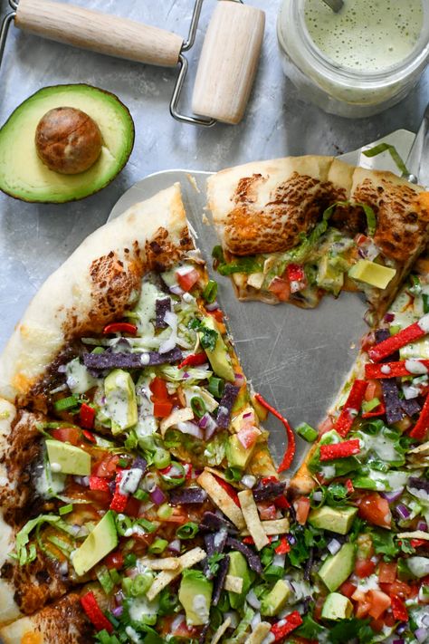 CPK Tostada Pizza – The Table Of Spice Copycat Cpk Tostada Pizza, Tostada Pizza Cpk, Cpk Tostada Pizza, Cpk Pizza Copycat Recipes, Cpk Recipes, Tostada Pizza Recipe, Tostada Pizza, Tostada Recipe, Halal Guys