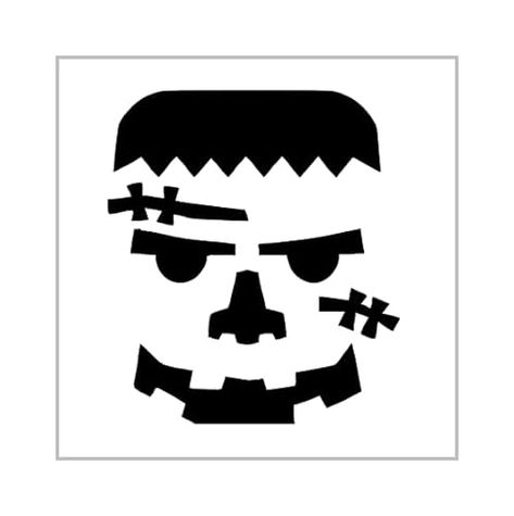 Amazon.com: Frankenstein Stencil 4 Inch Face Halloween Design Holiday Pumpkin Carving Reusable Sheet for DIY craft crafting card making cookie cake airbrushing small miniature MIN113 : Handmade Products Frankenstein Stencil, Cake Airbrushing, Pumpkin Face Carving, Muffins Pumpkin, Frankenstein Pumpkin, Dessert Pumpkin, Bread Pumpkin, Cookies Pumpkin, Halloween Pumpkin Stencils