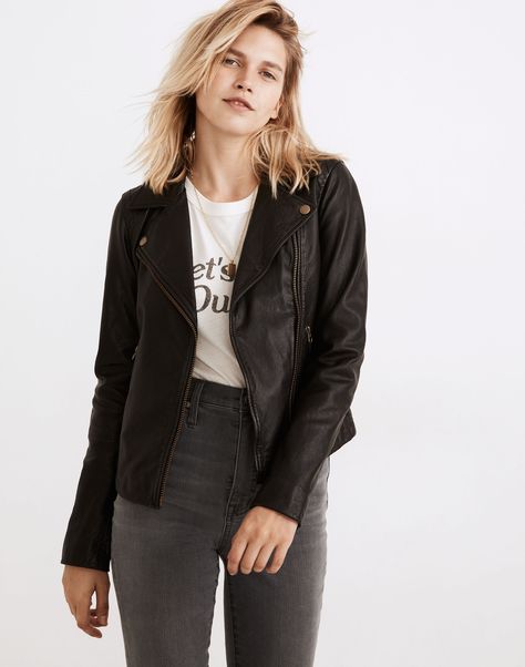 Madewell leather jacket