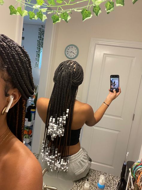 Romantic Waves, Hairstyles 2024, Box Braids Hairstyles For Black Women, Cute Braided Hairstyles, Braided Hairstyles For Teens, Cute Box Braids Hairstyles, Quick Braided Hairstyles, Protective Hairstyles Braids, Cool Braid Hairstyles