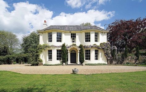 Georgian House Uk, Country House Exterior, Georgian Style Homes, English Houses, Georgian House, Georgia Okeefe, Georgian Architecture, Countryside House, Georgian Homes