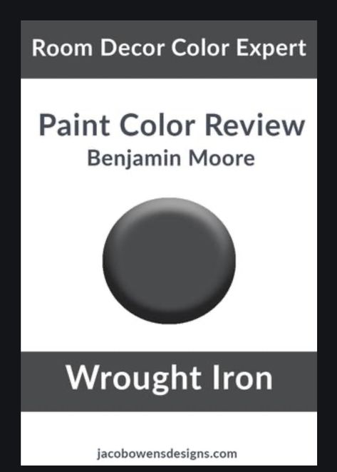 Benjamin Moore Wrought Iron Bathroom, Iron Gate Paint Color, Wrought Iron By Benjamin Moore, Benjamin Moore Wrought Iron Complimentary Colors, Benjamin Moore Wrought Iron Front Door, Colors That Go With Benjamin Moore Wrought Iron, Wrought Iron Vs Iron Ore Paint, Benjamin Moore Wrought Iron Exterior, Wrought Iron Kitchen Cabinets