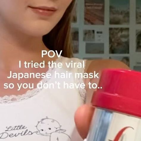 Tessa on Instagram: "Pt 2 reviewing the Japanese hair mask 🤔 . . . . . . . . . . . . #hair #hairmask #fino #japanesehair" Fino Hair Mask Review, Japanese Hair Care Products, Japanese Hair Mask Fino, Shiseido Fino Hair Mask, Japanese Matcha Super Nutrient Hair Masque, Japanese Haircare Products, Japanese Hairstyle, Hair Mask, Hair Care