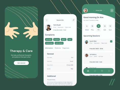 Mental Health App Mental Health Application Ui, Log In App Design, Mental Health App Ux Design, Volunteer App, Moodboard App, Interesting Apps, Desain Ux, Health App Design, App Redesign