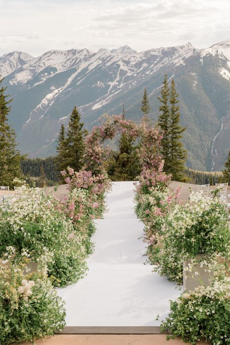 C Photo, Floral Arch Wedding, Mountain Top Wedding, Wedding Reception Flowers, Ceremony Design, Dream Clients, Ceremony Inspiration, Ceremony Arch, Ceremony Flowers