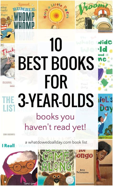 Tired of Dr. Seuss and The Very Hungry Caterpillar? Read these 10 best books for 3 year olds that you haven't read, yet. They are sure to become favorites! Diverse Books, Read Aloud Books, Best Children Books, Grade Book, Preschool Books, Books For Boys, Toddler Books, Best Books, Best Books To Read