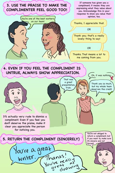 How To Accept A Compliment. You can accept praise & make the other person feel good! Accepting Compliments, Accept Compliments, Fun To Be One, Feel Good, Thinking Of You, No Response, Good Things, Tumblr, Feelings