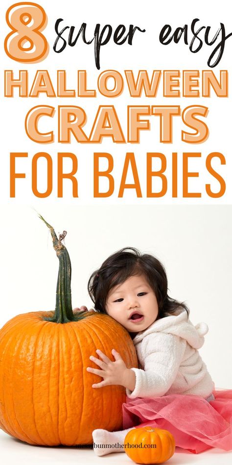 baby hugging pumpkin Infant Halloween Crafts, Halloween Crafts For Babies, Baby Fall Crafts, Baby Keepsake Crafts, Cute Halloween Crafts, Crafts For Infants, Crafts For Babies, Baby Christmas Crafts, Infant Daycare