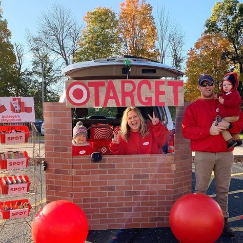 Target on Instagram: “Went into Target for a Halloween costume...and left with the whole store. Happy Halloween! 📷: @lizmattingly” Target Trunk Or Treat, Halloween Car Decorations, Trunker Treat Ideas, Trunk Or Treat Ideas, School Halloween Party, Pumpkin Books, Target Halloween, Halloween Outside, Halloween Classroom