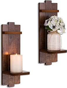 Wall candle holders ideas