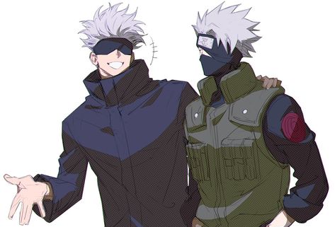 Kakashi Sensei, Kakashi Hatake, Anime Crossover, Naruto Characters, Naruto Shippuden Anime, Fanarts Anime, All Anime, Cute Anime Guys, Naruto Uzumaki