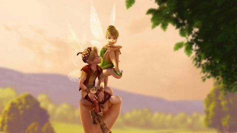 Jesse McCartney(Terence) & Mae Whitman(Tinkerbell) They are Best Friend Tinkerbell And Terence, Disney Faries, Tinkerbell Movies, Tinkerbell Pictures, Tinkerbell And Friends, Tinkerbell Disney, Tinkerbell Fairies, Magic Land, Fairy Friends