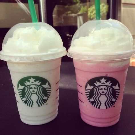 . Cotton Candy Frappuccino, 2014 Tumblr, Fruity Drinks, Starbucks Drinks, Coffee Latte, Starbucks Hot, Girl Inspiration, Yummy Foods, Starbucks Coffee