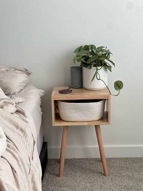 exilot Solid Wood Nightstand … curated on LTK Light Night Stand, Night Stand Minimalist, Night Stand Inspiration, Night Stand Alternative, Small Night Stand Ideas, Night Stand Boho, Minimalistic Nightstand, Cheap Nightstand Ideas, Small Bedroom Nightstand Ideas