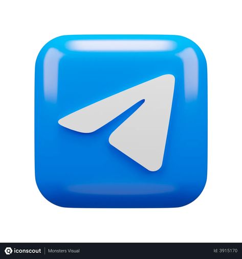 Telegram Logo Png, Telegram Png, 3d Logos, Telegram Logo, 3d Logo, Unreal Engine, Animal Stickers, 3d Illustration, Cinema 4d