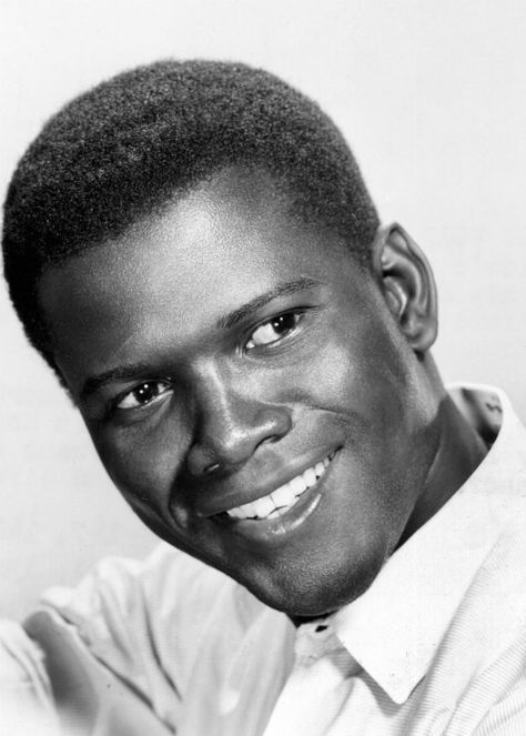 SIDNEY POITIER - Born: Sidney Tamiia Poitier, February 20, 1927, Miami, Florida. Poitier grew up in poverty as the son of a dirt farmer. He had little formal education & did menial jobs and slept in a bus terminal toilet in New York to join the American Negro Theatre. He progressed to one of the most respected figures in American cinema. Poitier's talent and integrity did much to break down racial barriers & in 1974, he was awarded Knight Commander of the Order of the British Empire . Sydney Portier, Sydney Poitier, Charismatic Men, Perry King, Sidney Poitier, Hollywood Cinema, Septième Art, Classic Movie Stars, Black Actors