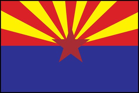 Arizona Prayer of the Day - Today's Prayer of the Day focuses on the State of Arizona in the United States of America. #Arizona #PrayeroftheDay Arizona State Flag, Arizona Flag, Liberty Blue, Prayer For The Day, State Of Arizona, United States Flag, Custom Vinyl Stickers, Flag Art, Flag Wall