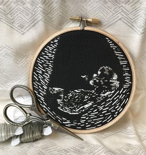 New to the shop! A copy of your ultrasound hand embroidered to creat a unique one of a kind keepsake of your new little love! These are perfect Mother’s Day gifts, pregnancy announcement, nursery decor, baby shower gifts, parents or grandparents keepsake... the list goes on and on! Ultrasound Keepsake, Embroidery Stitches Beginner, Handmade Scrub, Embroidery Hoop Wall Art, Baby Painting, Baby Teething Toys, Aida Cloth, Baby Art, Hand Embroidery Patterns