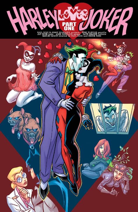 Why PAUL DINI & The JOKER Are Joining HARLEY QUINN, According to CONNER & PALMIOTTI Harley And The Joker, Harley And Joker, Joker Comic, Harley Quinn Drawing, Harley Quinn Artwork, Harley Quinn Comic, Univers Dc, Batman The Animated Series, Bruce Timm