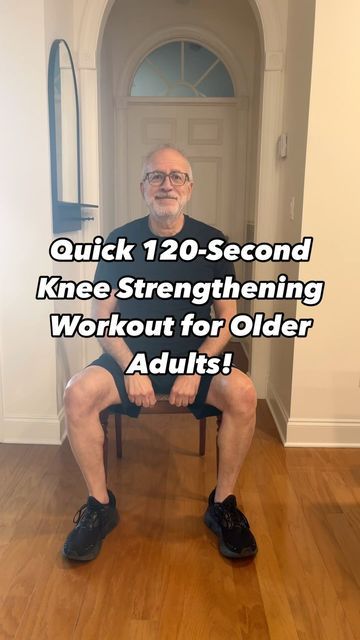 Exercises To Help Strengthen Knees, Knee Health Exercises, Chair Fitness For Seniors, Senior Exercises Workouts, Knee Strengthening Exercises For Runners, Exercises For Knee Strengthening, Knee Stability Exercises, Knee Strengthening Workout, Chair Exercises For Seniors Over 50