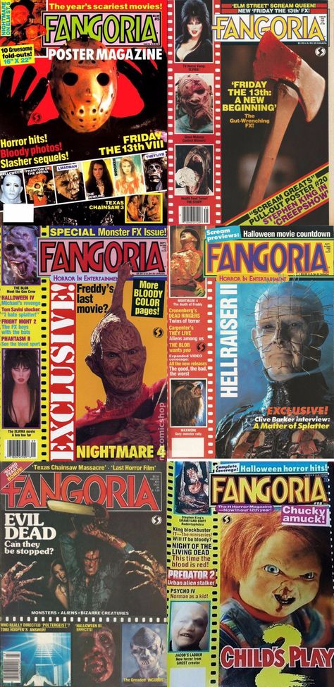 fangoria magazine Fangoria Magazine, Horror Magazine, All Horror Movies, American Gothic, Magazine Layout Design, Monster Mash, Halloween Movies, Magazine Layout, Halloween Horror