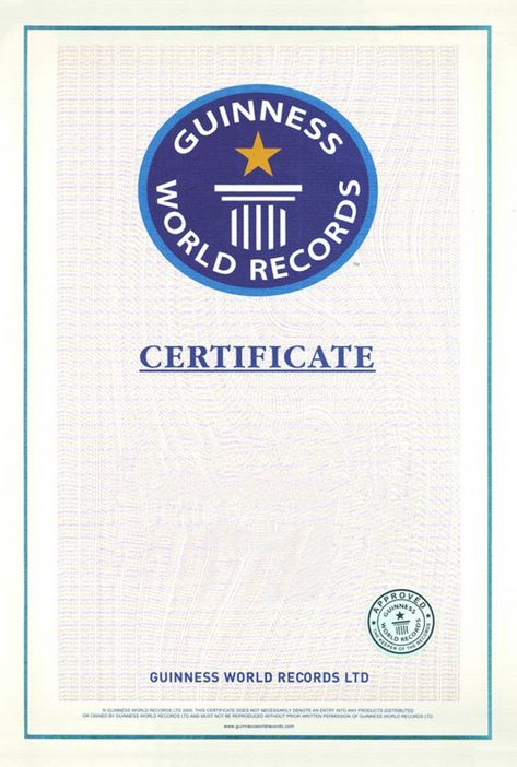 The surprising Guinness World Record Certificate Template – Alanbrooks In Guinness World Record Certificate Template image below, is other parts … Guiness Book Of World Records, Record Template, Garden Bars, Guinness Book Of World Records, Guinness Book, Guinness World Records, Gift Certificate Template, World Record, Resume Template Free