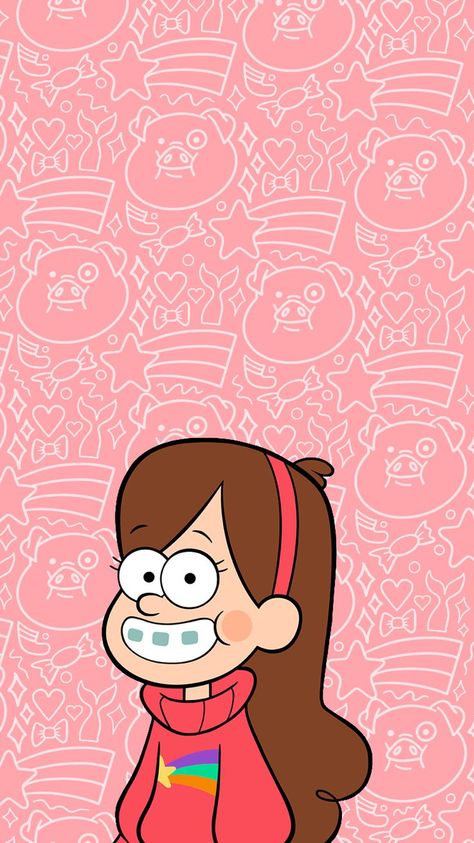 Mabel Pines Wallpaper, Wallpaper Gravity Falls, Mable Gravity Falls, Gravity Falls Wallpaper, Mabel Gravity Falls, Disney Lockscreen, World Map Painting, Childhood Innocence, Gravity Fall