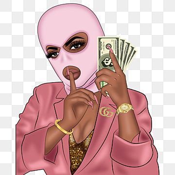 Money Drawing Aesthetic, Girls With Money, Women With Money, Money In Hand, Money Pink, Money Design Art, Money Woman, Money Vector, Pink Money