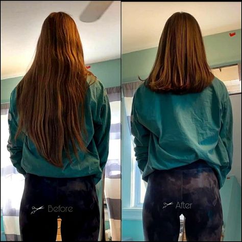 Navy Haircut, Rapunzel Haircut, Fly Bra, Hair Ritual, Before And After Haircut, Huge Hair, Girls Short Haircuts, Brown Hair Dye, Long To Short Hair