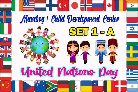 Tarpaulin Ideas, United Nations Day, Tarpaulin Design, United Nation, Motor Skills Activities, United Nations, Child Development, Design