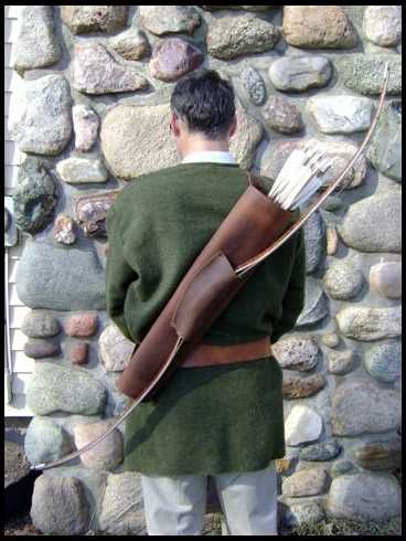 Ron LaClair's embedded Photo Diy Leather Quiver, Archery Quiver, Archery Gear, Bow Quiver, Leather Quiver, Peter Pan Costumes, Steampunk Theme, Traditional Bow, Archery Bow