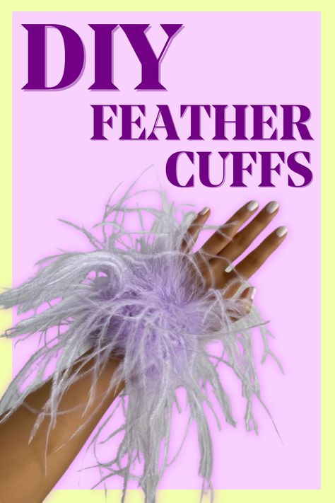 Feather cuffs are in this season! Lifestyle expert Julia Grieve is here to show you how you can make your very own feather cuffs with this quick and simply DIY snap bracelets. "You want to match the feathers to the duck tape!" Ribbon Feather Diy, How To Make Feathers, Wash Feather Pillows, Cuff Bracelets Diy, Cuffs Diy, Feather Cuffs, Diy Feather, Feather Diy, Fabric Feathers