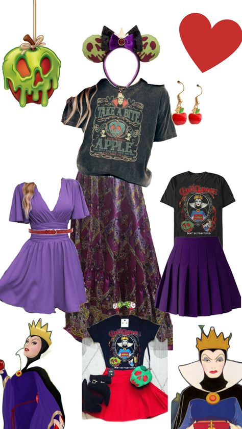 Disney Evil Queen, Disney Bounding, Evil Queen, Disney Outfits, Disney Trips, Cute Outfits, Queen, Disney