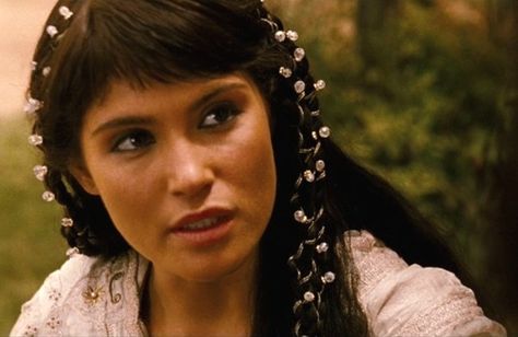 Princess Tamina, Ribbon Braids, Sands Of Time, Prince Of Persia, Gold Color Scheme, Gemma Arterton, Fantasy Sci Fi, Vine Design, Day Challenge